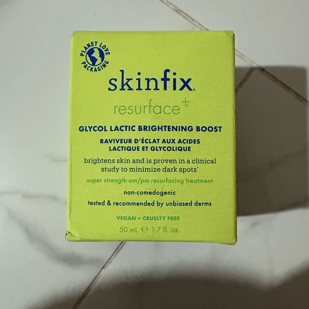 Skinfix Resurface+ Glycol Lactic Brightening Boost Super Strength 1.7 Fl Oz